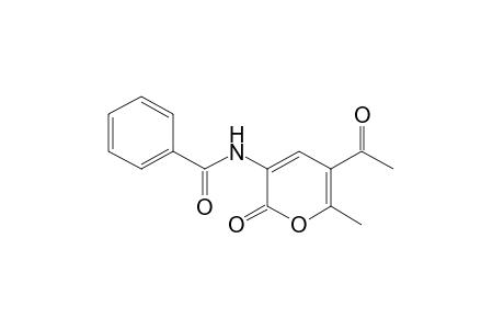 N-(5-ACETYL-6-METHYL-2-OXO-2H-PYRAN-3-YL)BENZAMIDE