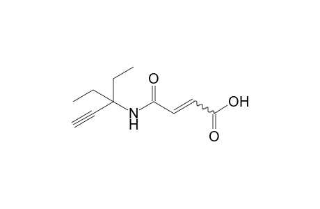 3-[(1,1-diethyl-2-propynyl)carbamoyl]acrylic acid