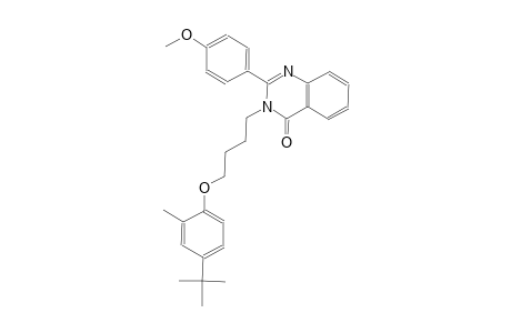 3-[4-(4-tert-butyl-2-methylphenoxy)butyl]-2-(4-methoxyphenyl)-4(3H)-quinazolinone