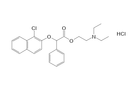 [(1-chloro-2-naphthyl)oxy]phenylacetic acid, 2-(diethylamino)ethyl ester, hydrochloride