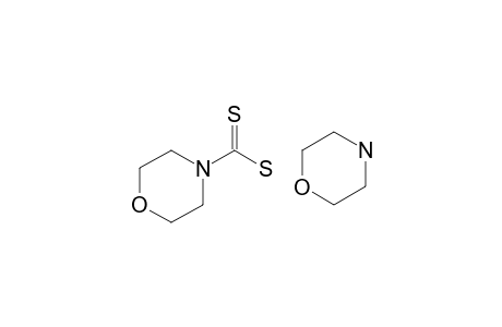 4-morpholinecarbodithioic acid, compound with morpholine