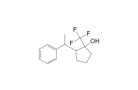 1-[.alpha.-methylbenzyl]-2-trifluoromethyl-2-hydroxycyclopentane