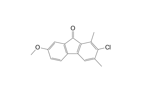 2-Chloro-7-methoxy-1,3-dimethyl-9H-fluoren-9-one