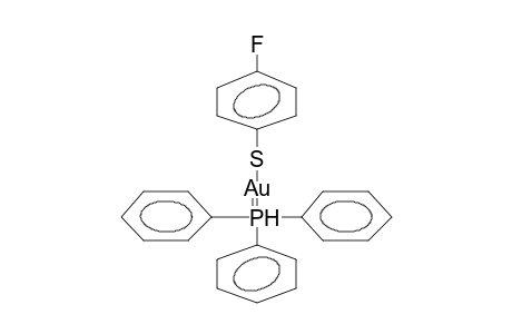 TRIPHENYLPHOSPHINEGOLD PARA-FLUOROTHIOPHENOLATE