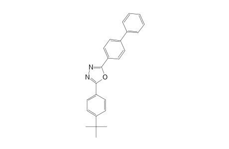 2-(4-Biphenylyl)-5-(4-tert-butylphenyl)-1,3,4-oxadiazole