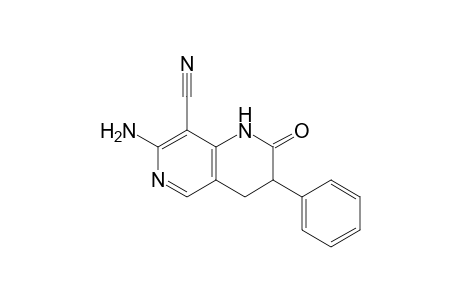 7-Amino-8-cyano-3,4-dihydro-3-phenyl-1,6-naphthyridin-2(1H)-one