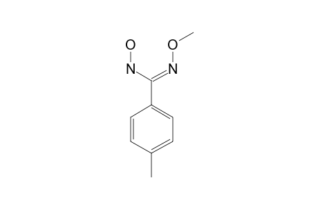 PARA-METHYL-O-METHYL-N,N'-DIHYDROXY-BENZAMIDINE