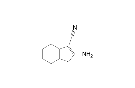 2-Amino-3a,4,5,6,7,7a-hexahydro-3H-indene-1-carbonitrile