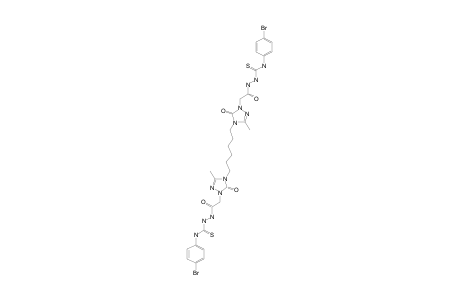 #5B;N-(4-BROMOPHENYL)-2-[2-[4-[6-[1-[2-[2-(4-FLUOROPHENYLCARBONOTHIOYL)-HYDRAZINYL]-2-OXOETHYL]-3-METHYL-5-OXO-4,5-DIHYDROXY-1,2,4-TRIAZOLE-4(5H)-YL]-HEXYL]-3