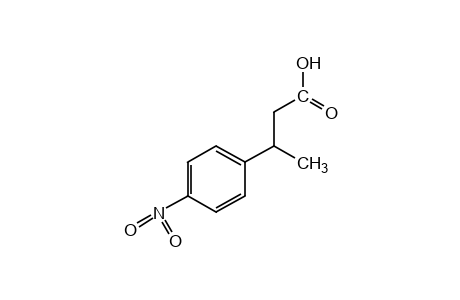 beta-methyl-p-nitrohydrocinnamic acid