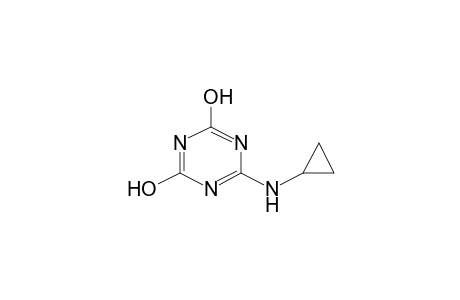 6-(Cyclopropylamino)-1,3,5-triazine-2,4-diol