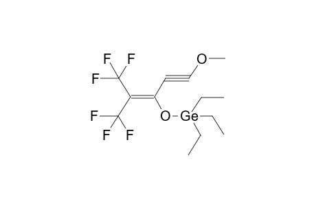 1-METHOXY-3-TRIETHYLGERMYLOXY-4,4-BIS(TRIFLUOROMETHYL)BUT-1-YN-3-ENE