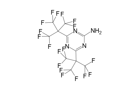 4,6-Bis[2,2,2-trifluoro-1,1-bis(trifluoromethyl)ethyl]-1,3,5-triazin-2-amine