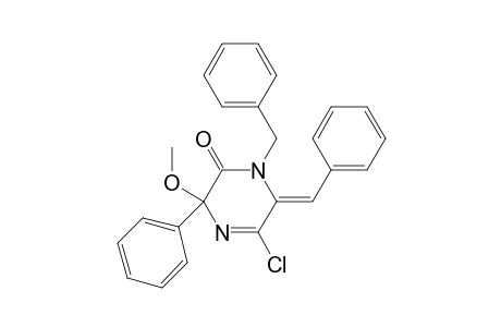 (6Z)-1-benzyl-6-benzylidene-5-chloro-3-methoxy-3-phenyl-pyrazin-2-one