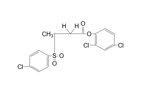 3-[(p-chlorophenyl)sulfonyl]butyric acid, 2,4-dichlorophenyl ester