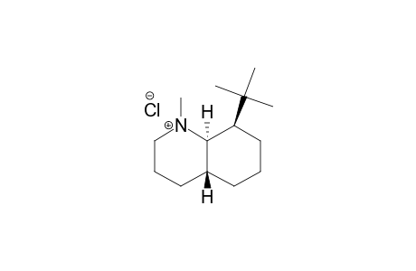 N-METHYL-8-BETA-TERT.-BUTYL-TRANS-DECAHYDROQUINOLINE-HYDROCHLORIDE