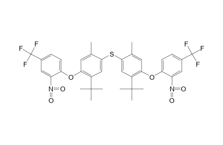 BIS{5-tert-BUTYL-4-[(2-NITRO-alpha,alpha,alpha-TRIFLUORO-p-TOLYL)OXY]-o-TOLYL}SULFIDE