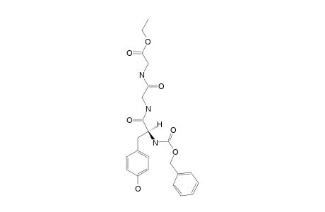 ETHYL-N-(BENZYLOXYCARBONYL)-TYROSYLGLYCYLGLYCINE