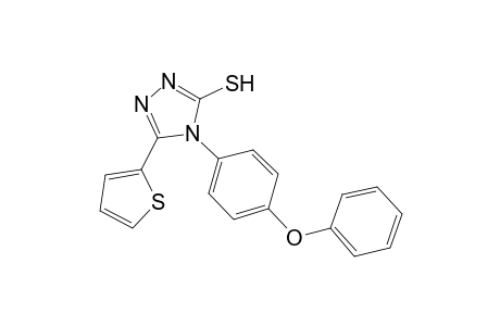 4-(4-phenoxyphenyl)-5-(2-thienyl)-4H-1,2,4-triazole-3-thiol