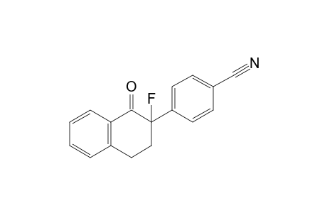 4-(1',2',3',4'-Tetrahydro-2'-fluoro-1'-oxo-2'-naphthalenyl)benzonitrile