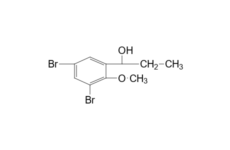 3,5-dibromo-alpha-ethyl-2-methoxybenzyl alcohol