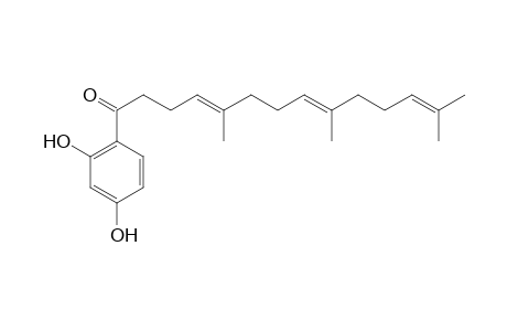 1-(2,4-DIHYDROXYPHENYL)-5,9,13-TRIMETHYL-4E,8E,12-TETRADECATRIEN-1-ONE