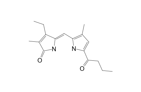 2,7-DIMETHYL-3-ETHYL-9-BUTANOYL-(10H)-DIPYRRIN-1-ONE