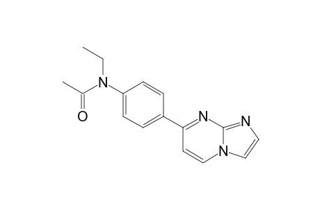 7-[4-(N-ACETYL-N-ETHYL)-AMINOPHENYL]-IMIDAZO-[1,2-A]-PYRIMIDINE