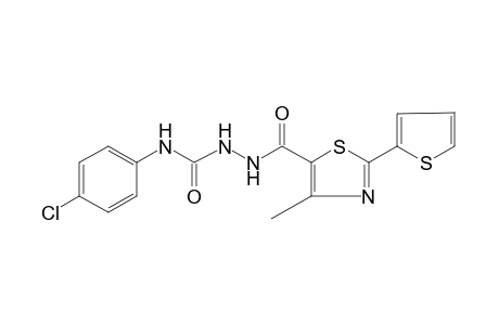 4-(p-chlorophenyl)-1-{[4-methyl-2-(2-thienyl)-5-thiazolyl]carbonyl}semicarbazide