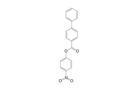 4-biphenylcarboxylic acid, p-nitrophenyl ester