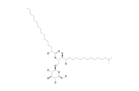 1-O-(BETA-D-GLUCOPYRANOSYL)-(2S,3S,4R)-2-[(2R)-2-HYDROXYHEXADECANOYLAMINO]-16-METHYL-HEPTADECANE-1,3,4-TRIOL;LLC-2-1