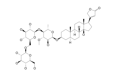 UZARIGENIN_BETA-GENTIOBIOSYL-(1->4)-ALPHA-L-THEVETOSIDE