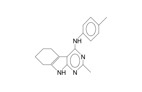 2-Methyl-5,6-tetramethylene-N-(4-tolyl)-7H-pyrrolo(2,3-D)pyrimidin-4-amine