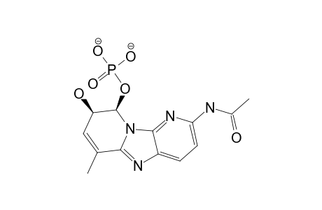 2-ACETAMIDO-8-HYDROXY-6-METHYL-9-PHOSPHORYL-8,9-CIS-DIHYDRODIPYRIDO-[1,2-A;3',2'-D]-IMIDAZOLE