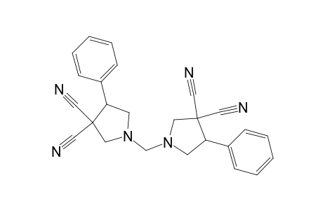 3,3-Pyrrolidinedicarbonitrile, 1,1'-methylenebis[4-phenyl-