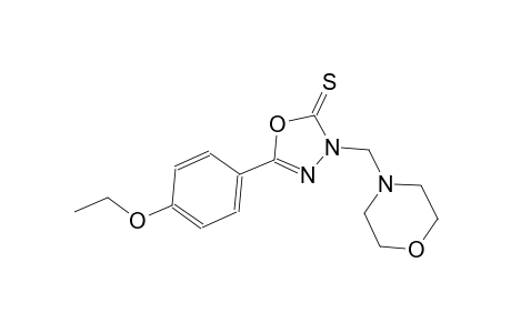 5-(4-ethoxyphenyl)-3-(4-morpholinylmethyl)-1,3,4-oxadiazole-2(3H)-thione