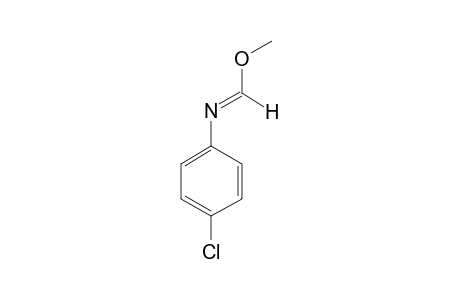 N-(p-CHLOROPHENYL)FORMIMIDIC ACID, METHYL ESTER