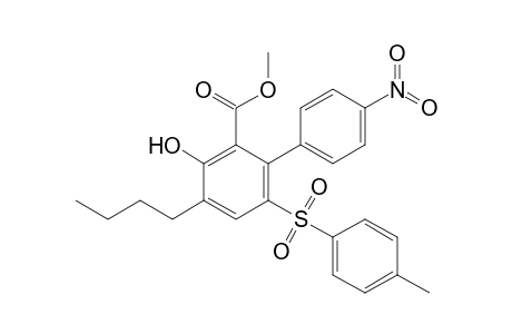 Methyl 3-Hydroxy-4-butyl-4'-nitro-6-tosylbiphenyl-2-carboxylate