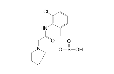 6'-chloro-1-pyrrolidineaceto-o-toluidide, methanesulfonate(1:1)