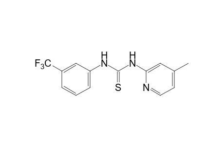 1-(4-METHYL-2-PYRIDYL)-2-THIO-3-(alpha,alpha,alpha-TRIFLUORO-m-TOLYL)UREA