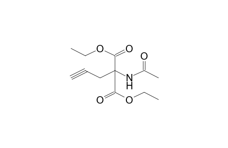 Diethyl 2-(acetylamino)-2-(2-propynyl)malonate