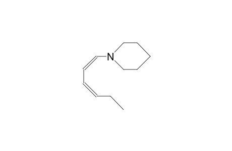 cis-1-(1,3-Hexadienyl)-piperidine