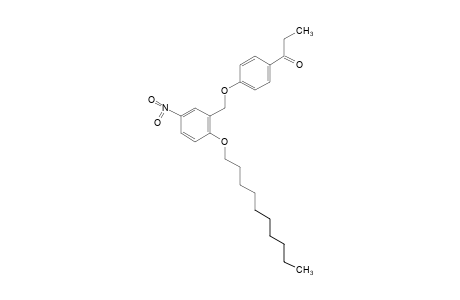 4'-{[2-(decyloxy)-5-nitrobenzyl]oxy}propiophenone