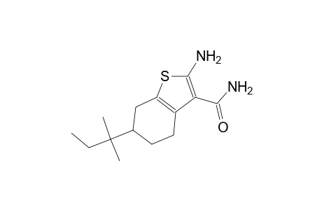 2-amino-6-tert-pentyl-4,5,6,7-tetrahydro-1-benzothiophene-3-carboxamide