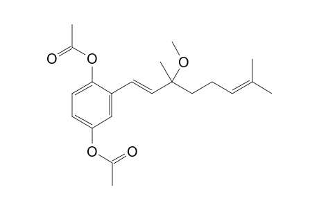 1,2-DIACETOXY-2-[(1'E)-3'-METHOXY-3',7'-DIMETHYLOCTA-1',6'-DIENYL]-BENZENE