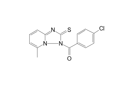 (4-Chlorophenyl)(5-methyl-2-thioxo-2H-[1,2,4]triazolo[1,5-a]pyridin-3-yl)methanone