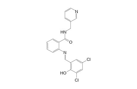 o-[(3,5-DICHLOROSALICYLIDENE)AMINO]-N-[(3-PYRIDYL)METHYL]BENZAMIDE