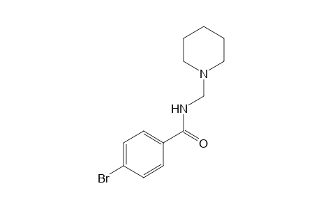 p-bromo-N-(piperidinomethyl)benzamide