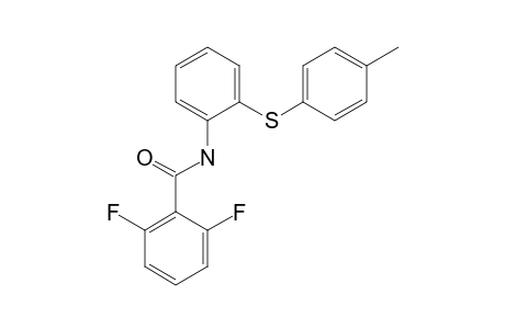 2,6-difluoro-2'-(p-tolylthio)benzanilide