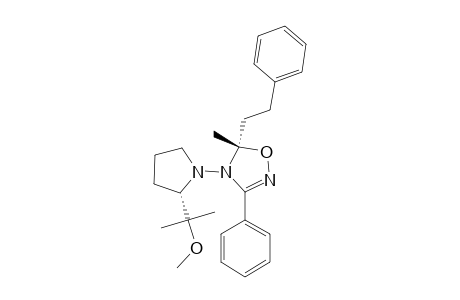 (2'S,5S)-(-)-4-[2-(1-METHOXY-1-METHYLETHYL)-TETRAHYDRO-1H-1-PYRROLYL]-5-METHYL-5-PHENETHYL-3-PHENYL-4,5-DIHYDRO-1,2,4-OXADIAZOLE